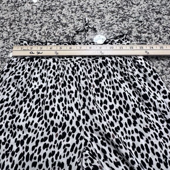 New Victoria's Secret Cheetah Print Slit Leg Pant Women Size S Vacation Swimsuit - Picture 7 of 9
